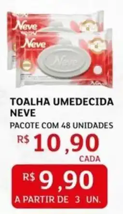 Assaí Atacadista Toalha umedecida neve oferta