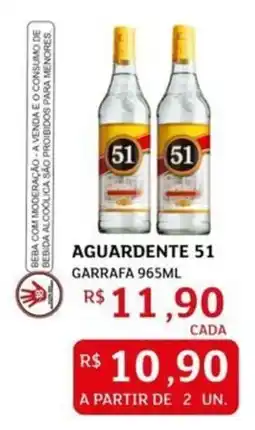 Assaí Atacadista Aguardente 51 oferta