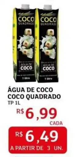 Assaí Atacadista Água de coco coco quadrado oferta