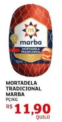 Assaí Atacadista Mortadela tradicional marba pc/kg oferta