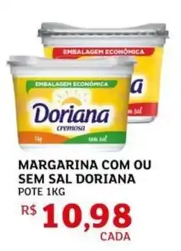 Assaí Atacadista Margarina com ou sem sal doriana pote oferta