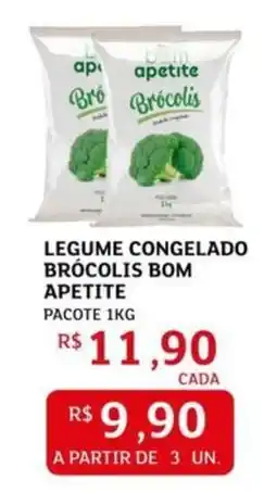 Legume congelado brócolis bom apetite
