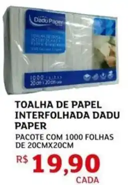 Assaí Atacadista Toalha de papel interfolhada dadu paper oferta