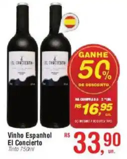 Fort Atacadista Vinho Espanhol El Concierto Tinto oferta
