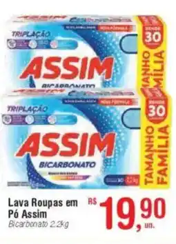 Fort Atacadista Lava Roupas em Pó Assim Bicarbonato oferta