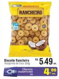 Fort Atacadista Biscoito Rancheiro Rosquinha de Coco oferta