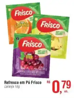 Fort Atacadista Refresco em Pó Frisco Laranja oferta