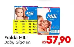 Komprao Atacadista Fralda MILI oferta
