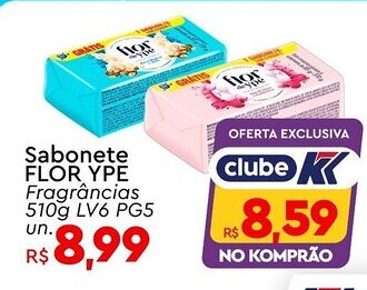 Komprao Atacadista Sabonete FLOR YPE Fragrâncias oferta
