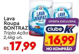 Komprao Atacadista Lava Roupa BONTRAZ Tripla Ação oferta