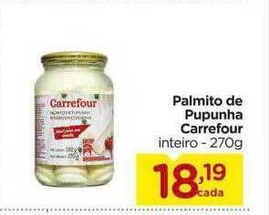 Carrefour Palmito De Pupunha Carrefour oferta