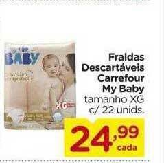 Carrefour Fraldas Descartáveis Carrefour My Baby oferta