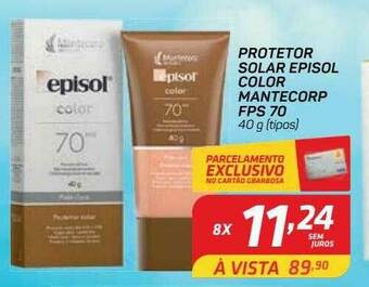 GBarbosa Protetor Solar Episol Color Mantecorp Fps 70 oferta