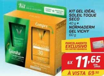 GBarbosa Kit Gel Idéal Soleil Toque Seco + Normaderm Gel Vichy oferta