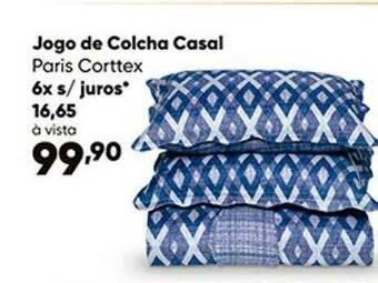 Zaffari Jogo De Colcha Casal Paris Corttex oferta