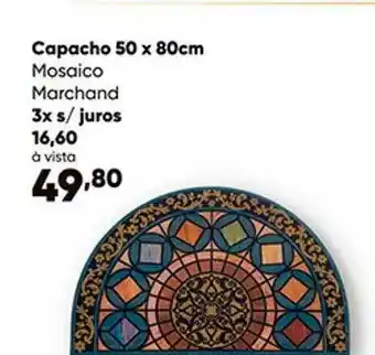 Zaffari Capacho 50 X 80cm Mosaico Marchand oferta