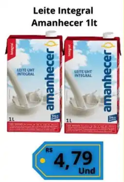 Supermercados Pague Menos Leite Integral Amanhecer oferta