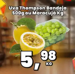 Rede Economia Uva Thompson Bandeja ou Maracujá oferta