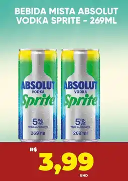 Tatico Bebida mista absolut vodka sprite oferta