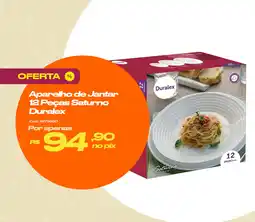 Casa e Vídeo Aparelho de Jantar 12 Peças Saturno Duralex oferta