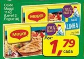 Supermercados Guanabara Caldo Maggi 114g oferta