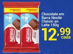 X Supermercados Chocolate em Barra Nestlé Classic ao Leite oferta