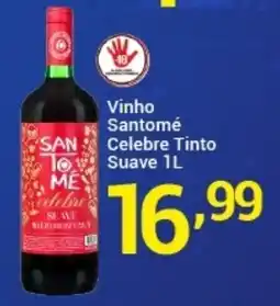 X Supermercados Vinho Santomé Celebre Tinto Suave oferta