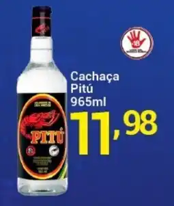 X Supermercados Cachaça Pitú oferta