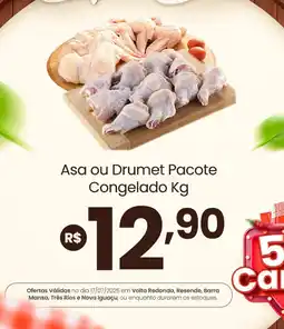 Royal Supermercados Asa ou Drumet Pacote Congelado oferta