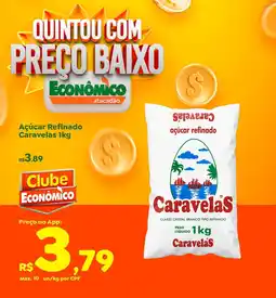 Econômico Atacadão Açúcar Refinado Caravelas oferta