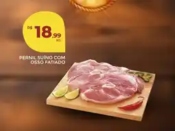 Supermercado Precito Pernil suíno com osso fatiado oferta