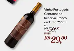 Festval Vinho Português Cantanhede Reserva Branco ou Tinto oferta