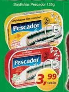 Sardinha Pescador 125g