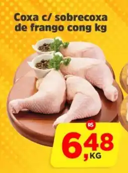 Sj Supermercados Coxa c/ sobrecoxa de frango cong oferta
