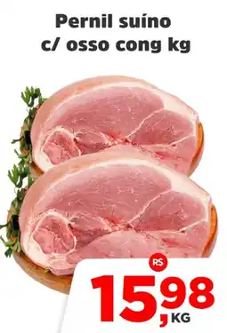 Sj Supermercados Pernil suíno c/osso cong oferta