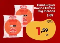 Bigmart Hambúrguer Bovino Estrela Picanha oferta