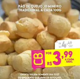 Althoff Supermercados Pão de queijo jd mineiro tradicional a cada oferta