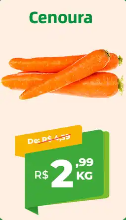Del Moro Supermercados Cenoura oferta
