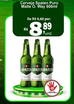 Cerveja Spaten Puro Malte O. Way