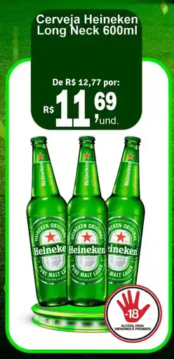 Cocipa Cerveja Heineken Long Neck oferta