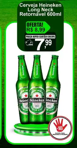 Cocipa Cerveja Heineken Long Neck Retornável oferta