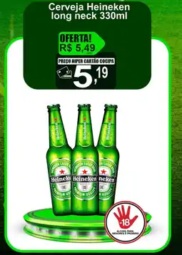 Cocipa Cerveja Heineken long neck oferta