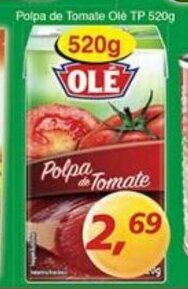 Supermercados Guanabara Polpa de Tomate Ole TP 520g oferta