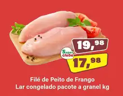 Floresta Supermercados Filé de Peito de Frango Lar congelado pacote a granel oferta