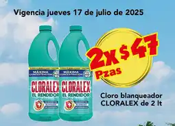 Cloro blanqueador CLORALEX