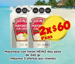 Mayonesa con limón HEINZ doy pack