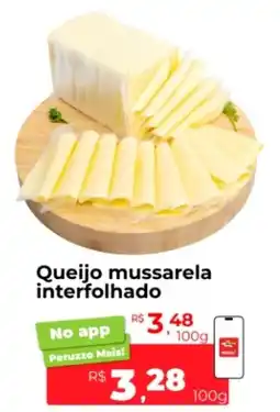Peruzzo Queijo mussarela interfolhado oferta