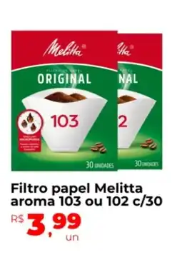 Peruzzo Filtro papel Melitta aroma oferta