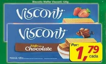 Supermercados Guanabara Biscoito Wafer Visconti 120g oferta