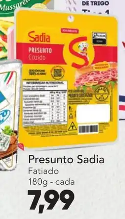 Supermercados Andreazza Presunto Sadia Fatiado oferta